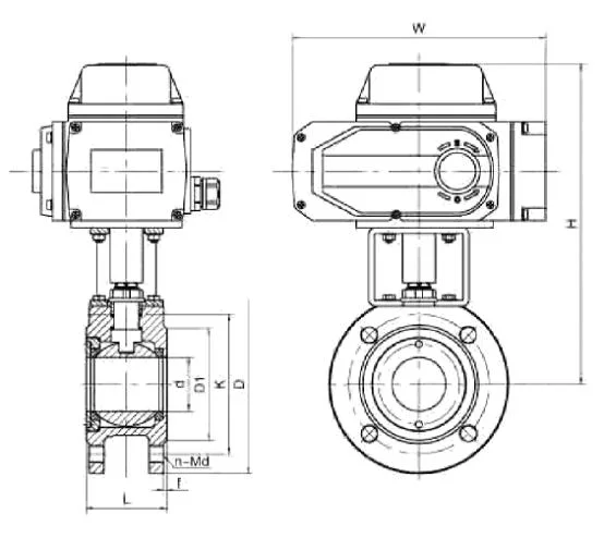 Valve de régulation électrique de l'alimentation en eau 1
