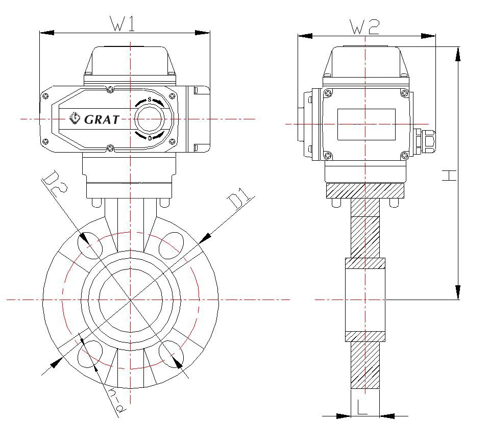 Ventilateur à papillon électrique en PVC pour l'industrie 1