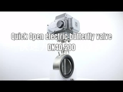 Rapide ouverture de la soupape de papillon électrique - le temps de commutation le plus rapide peut atteindre 2 secondes