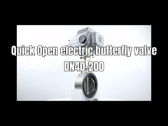 Valve à papillon électrique à ouverture rapide