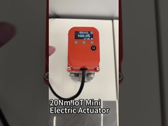 Actuateur électrique IOT de taille miniature de 20NM pour soupape à bille de type fil en acier inoxydable