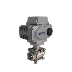 Connexion de fil d'acier inoxydable électrique à travers le type de mini-valve à bille