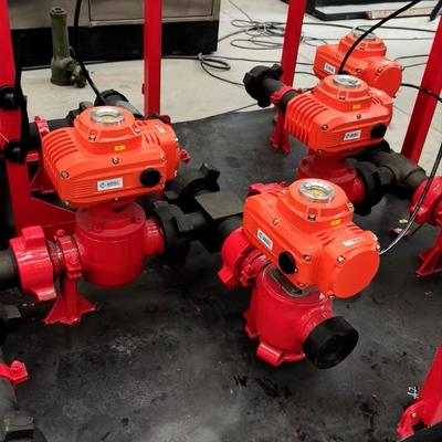 Actionneur électrique antidéflagrant 600N·m IP67 CNEX ATEX Certifié Ex db ⅡC T6 Gb Pour vannes à boisseau sphérique/papillon/à soupape dans les systèmes de plomberie pétrolière et gazière et les vannes de contrôle pétrochimiques